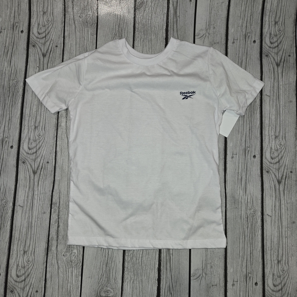 NWT Reebok Crisp White Short‑Sleeve Tee, Boys Size 8